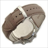 Emporio Armani Classic Chronograph Silver Dial Brown Leather Strap Watch For Men - AR2471 Buy Now By Emporio Armani