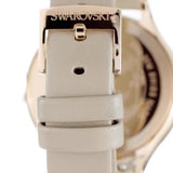 Swarovski Octea Nova Grey Dial Grey Leather Strap Watch for Women - 5295326 Buy Now By Swarovski