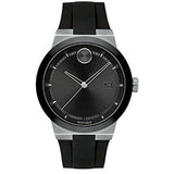 Movado Bold Fusion Black Dial Black Silicone Strap Watch for Men - 3600624 Buy Now By Movado