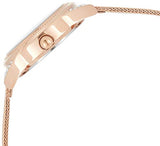 Guess Whisper Silver Dial Rose Gold Mesh Bracelet Watch for Women - W1084L3 Buy Now By Guess