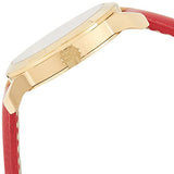 Burberry The City Gold Dial Red Leather Strap Watch for Women - BU9140 Buy Now By Burberry