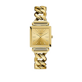 Guess Vanity Gold Dial Gold Steel Strap Watch for Women - W1029L2 Buy Now By Guess