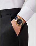 Versace Univers Navy Blue Dial Navy Blue Leather Strap Watch for Men - VEBK00318 Buy Now By Versace