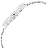 Calvin Klein Minimal Grey Dial Silver Mesh Bracelet Watch for Women - K3M2212X Buy Now By Calvin Klein