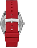Michael Kors Janelle Three Hand Red Dial Red Rubber Strap Watch For Women - MK7144 Buy Now By Michael Kors