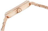Michael Kors Caitlin Red Dial Rose Gold Stainless Steel Strap Watch for Women - MK3377 Buy Now By Michael Kors