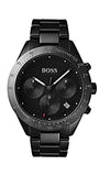 Hugo Boss Talent Black Ceramic Dial Black Steel Strap Watch for Men - 1513581 Buy Now By Hugo Boss