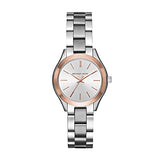 Michael Kors Mini Slim Runway Silver Dial Silver Steel Strap Watch for Women - MK3514 Buy Now By Michael Kors