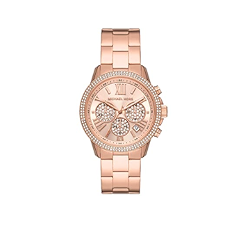 Michael Kors Bryn Chronograph Rose Gold Dial Rose Gold Steel Strap Watch For Women - MK7200 Buy Now By Michael Kors