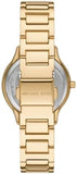Michael Kors Sage Analog White Dial Gold Steel Strap Watch for Women - MK4822 Buy Now By Michael Kors