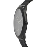 Calvin Klein Minimal Black Dial Black Mesh Bracelet Watch for Men - K3M514B1 Buy Now By Calvin Klein
