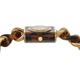 Michael Kors Chain Lock Analog Silver Dial Two Tone Steel Strap Watch for Women - MK4808 Buy Now By Michael Kors