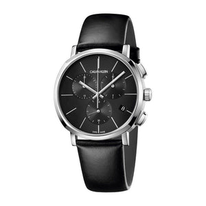 Calvin Klein Posh Black Dial Black Leather Strap Watch for Men - K8Q371C1 Buy Now By Calvin Klein