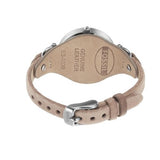 Fossil Georgia Bone Grey Dial Beige Leather Strap Watch for Women - ES2830 Buy Now By Fossil