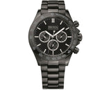 Hugo Boss Ikon Chronograph Black Dial Black Steel Strap Watch for Men - 1512961 Buy Now By Hugo Boss