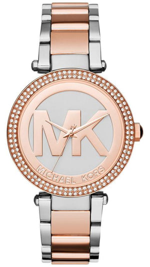 Michael Kors Parker Gold Dial Two Tone Steel Strap Watch for Women - MK6314 Buy Now By Michael Kors
