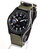 IWC Pilot’s Watch Mark XVIII Top Gun Edition “SFTI” Black Dial Green Nylon Strap Watch for Men - IW324712 Buy Now By IWC