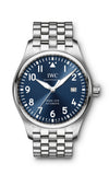 IWC Le Petit Prince XVIII Edition Blue Dial Silver Steel Strap Watch for Men - IW327014 Buy Now By IWC
