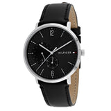 Tommy Hilfiger Brooklyn Black Dial Black Leather Strap Watch for Men - 1791509 Buy Now By Tommy Hilfiger