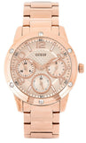 Guess Studio Rose Gold Dial Rose Gold Steel Strap Watch For Women - W0778L3 Buy Now By Guess