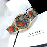 Gucci G Timeless Brown Dial Brown Leather Strap Watch For Women - YA1264133 Buy Now By Gucci