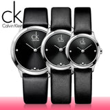Calvin Klein Minimal Black Dial Black Leather Strap Watch for Men - K3M221CS Buy Now By Calvin Klein