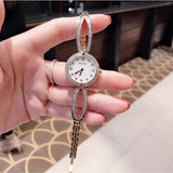 Bulova Crystal Collection Mother of Pearl Dial Gold Steel Strap Watch for Women - 98L225 Buy Now By Bulova