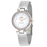 Coach Park Mother of Pearl Dial Silver Mesh Bracelet Watch for Women - 14503510 Buy Now By Coach
