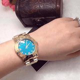 Marc Jacobs Amy Green Dial Gold Steel Strap Watch for Women - MBM8624 Buy Now By Marc Jacobs