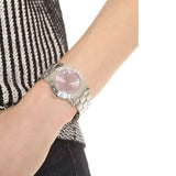 Marc Jacobs Amy Life Pink Dial Silver Steel Strap Watch for Women - MBM3300 Buy Now By Marc Jacobs