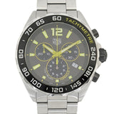 Tag Heuer Formula 1 Chronograph Grey Dial Silver Steel Strap Watch for Men - CAZ101AG.BA0842 Buy Now By Tag Heuer