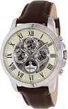 Fossil Grant Automatic White Dial Brown Leather Strap Watch for Men - ME3027 Buy Now By Fossil