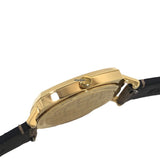 Gucci Grip Disney Mickey Mouse Gold Dial Brown Leather Strap Watch For Women - YA157420 Buy Now By Gucci