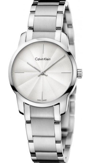 Calvin Klein City White Dial Silver Steel Strap Watch for Women - K2G23146 Buy Now By Calvin Klein