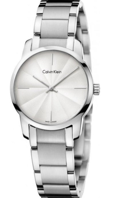 Calvin Klein City White Dial Silver Steel Strap Watch for Women - K2G23146 Buy Now By Calvin Klein