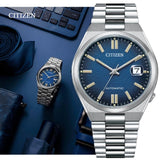 Citizen Tsuyosa Automatic Dark Blue Dial Silver Steel Strap Watch For Men - NJ0151-88L Buy Now By Citizen