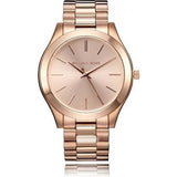 Michael Kors Mini Slim Runway Chronograph Quartz Rose Gold Dial Rose Gold Steel Strap Watch For Women - MK3205 Buy Now By Michael Kors