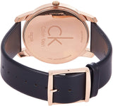 Calvin Klein City Quartz Grey Dial Black Leather Strap Watch for Men - K2G2G6C3 Buy Now By Calvin Klein