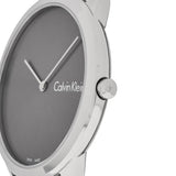 Calvin Klein Minimal Grey Dial Silver Mesh Bracelet Watch for Men - K3M211Y3 Buy Now By Calvin Klein