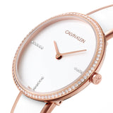 Calvin Klein Seduce Seduction White Dial Two Tone Steel Strap Watch for Women - K4E2NX1T Buy Now By Calvin Klein