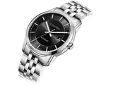 Calvin Klein Infinity Black Dial Silver Steel Strap Watch for Men - K5S34141 Buy Now By Calvin Klein