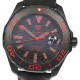Tag Heuer Aquaracer Caliber 5 Black Dial Black Nylon Strap Watch for Men - WAY208A.FC6381 Buy Now By Tag Heuer