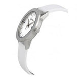 Calvin Klein Steady Silver Dial White Leather Strap Watch for Women - K7Q211L6 Buy Now By Calvin Klein