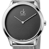 Calvin Klein Minimal Grey Dial Silver Mesh Bracelet Watch for Women - K3M2312X Buy Now By Calvin Klein