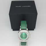 Marc Jacobs Henry Skeleton Green Dial Green Leather Strap Watch for Women - MBM1336 Buy Now By Marc Jacobs