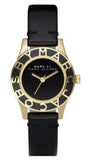 Marc Jacobs Blade Black Dial Black Leather Strap Watch for Women - MBM1159 Buy Now By Marc Jacobs