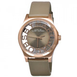 Marc Jacobs Henry Dinky Skeleton Beige Dial Beige Leather Strap Watch for Women - MBM1245 Buy Now By Marc Jacobs