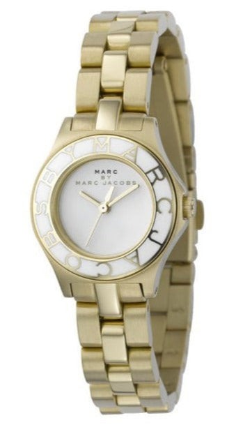 Marc Jacobs Amy White Dial Gold Steel Strap Watch for Women - MBM3051 Buy Now By Marc Jacobs