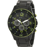 Marc Jacobs Rock Chronograph Black Dial Black Steel Strap Watch for Men - MBM5026 Buy Now By Marc Jacobs