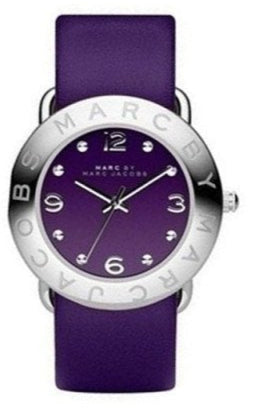 Marc Jacobs Marc Purple Dial Purple Leather Strap Watch for Women - MBM8530 Buy Now By Marc Jacobs